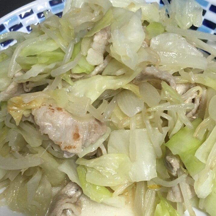 ごま油で野菜炒め